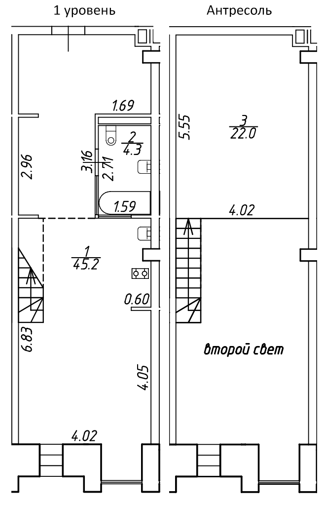 Квартира студия 71.5 м², 3/6 эт., ЖК «Serebro by Avenue-apart»